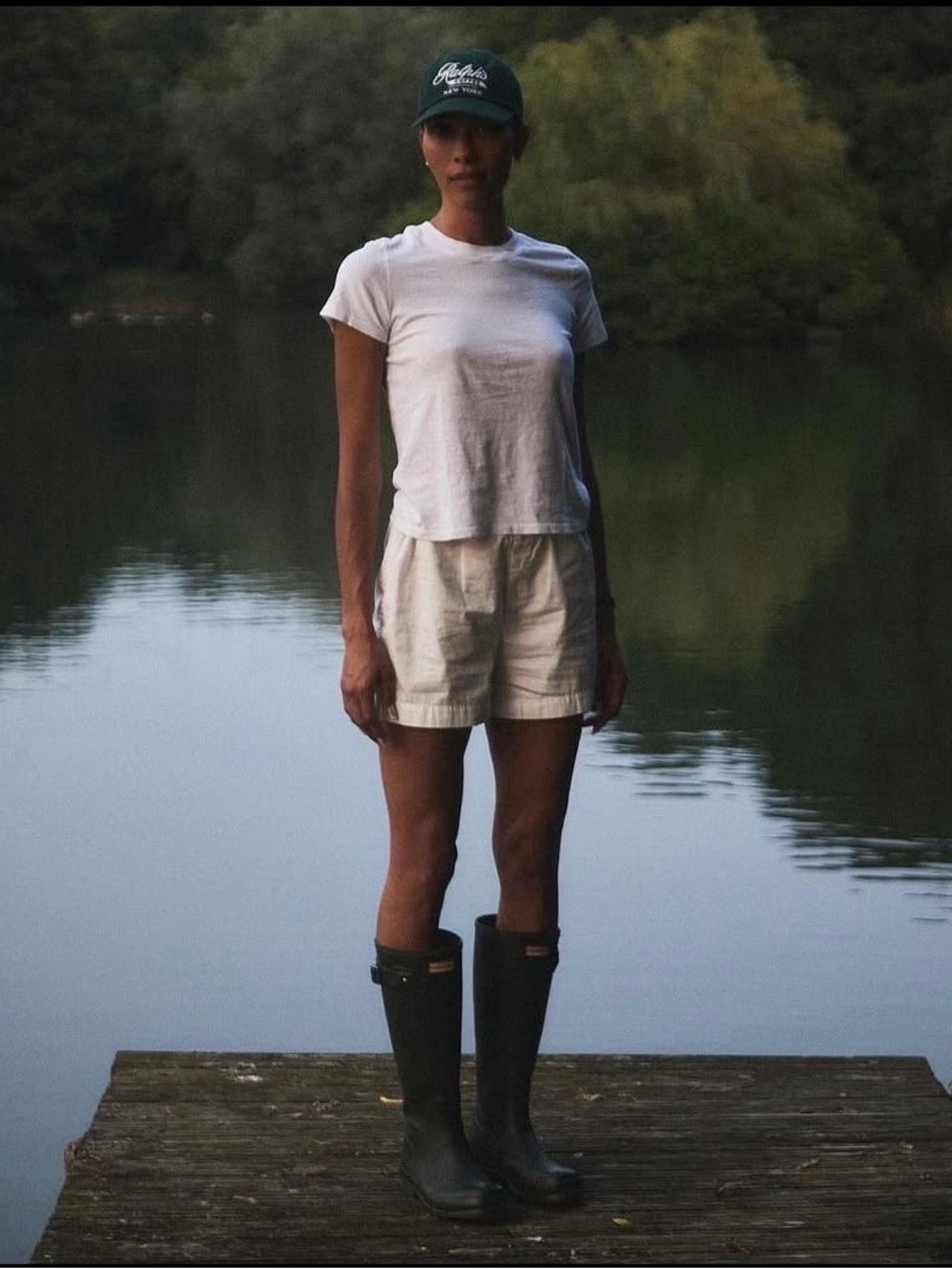Women’s Hunter Black Tall Rain Boots